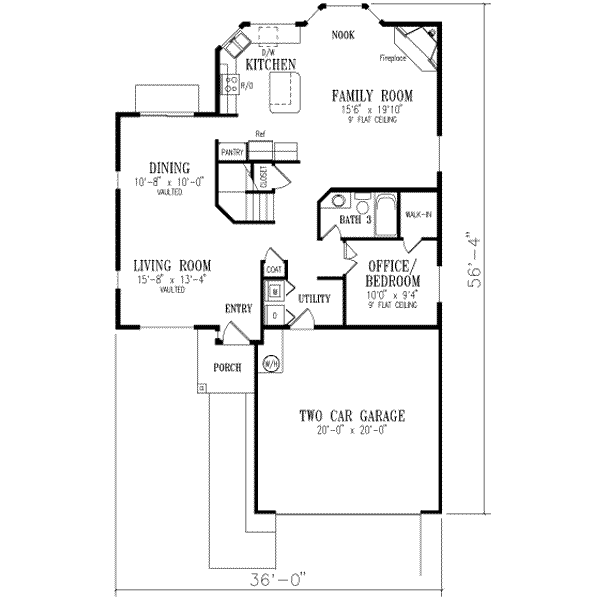 main floor house blueprint
