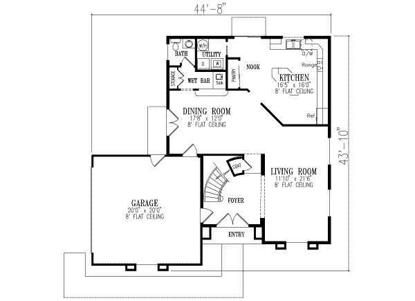 main floor house blueprint