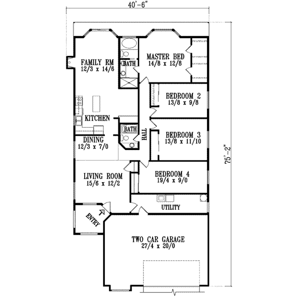 main floor house blueprint