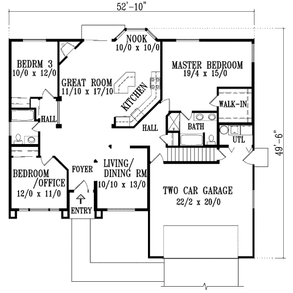 main floor house blueprint