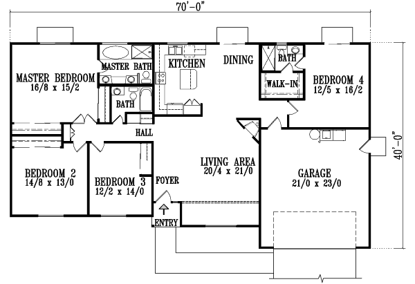 main floor house blueprint