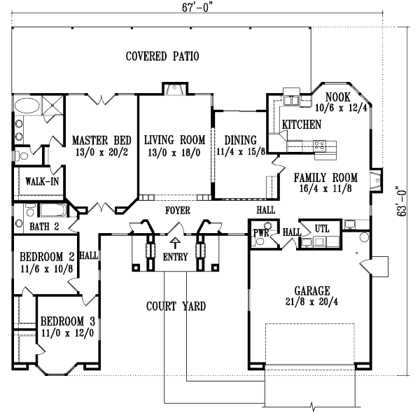 main floor house blueprint