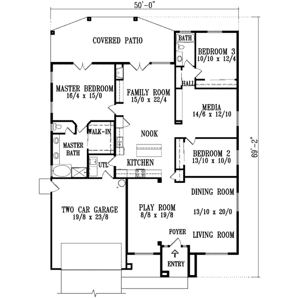 main floor house blueprint