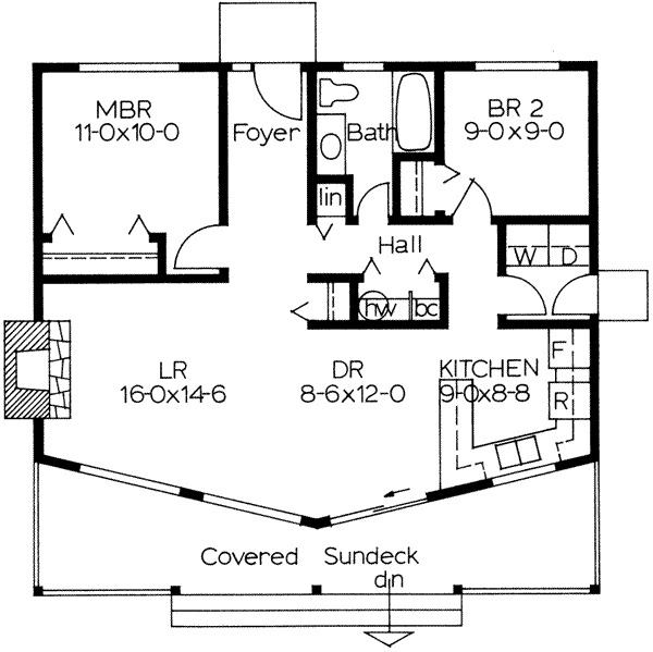 main floor house blueprint