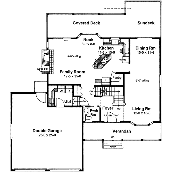 main floor house blueprint