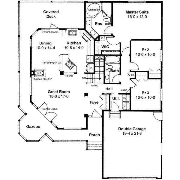 main floor house blueprint