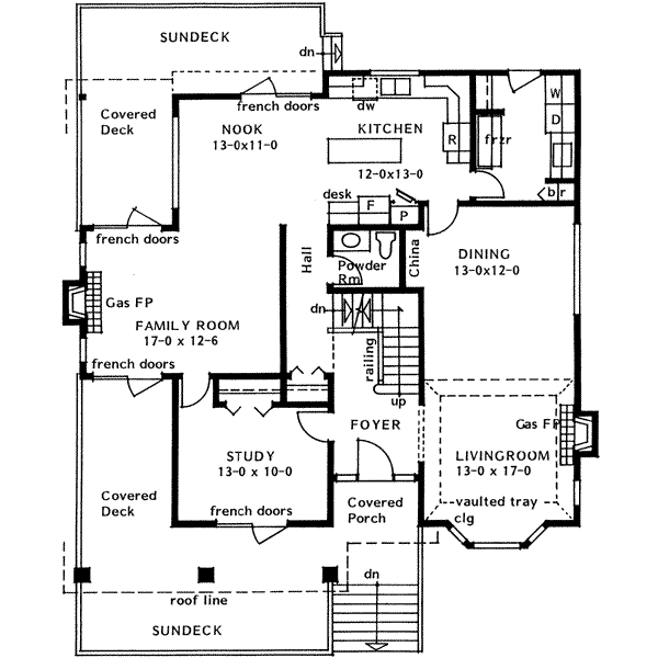 main floor house blueprint