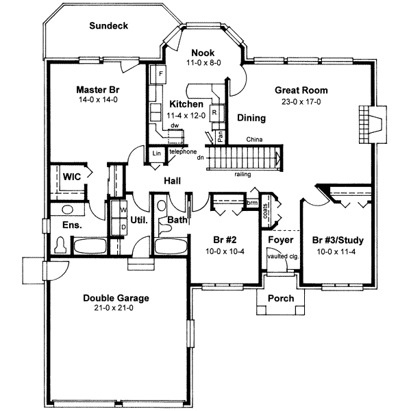 main floor house blueprint