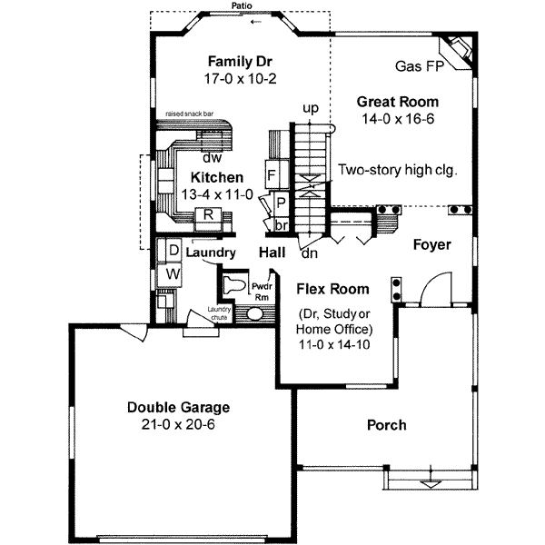 main floor house blueprint