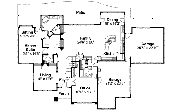 main floor house blueprint