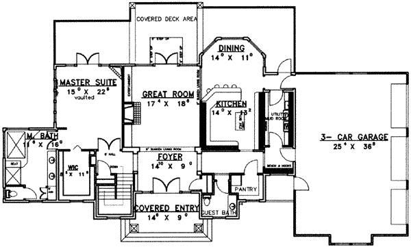 main floor house blueprint