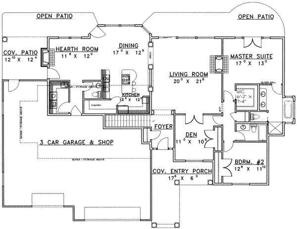 main floor house blueprint