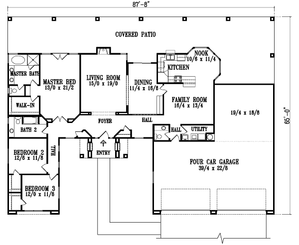 main floor house blueprint