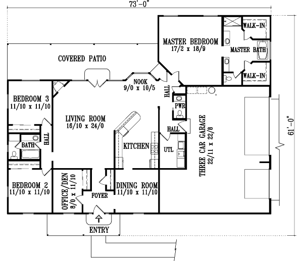 main floor house blueprint