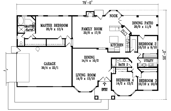 main floor house blueprint