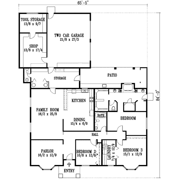 main floor house blueprint