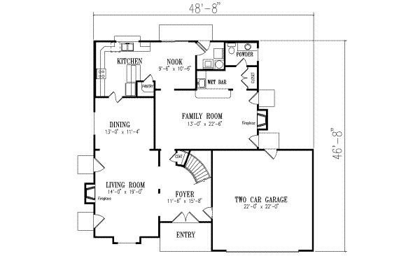 main floor house blueprint