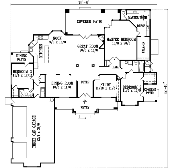 main floor house blueprint