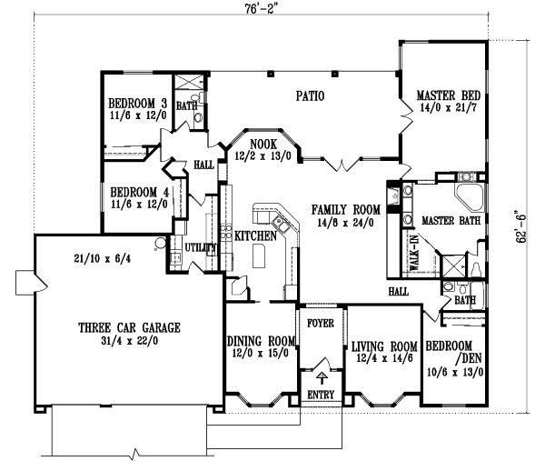 main floor house blueprint