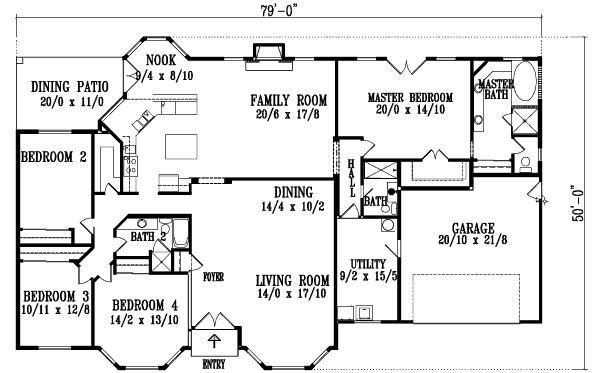 main floor house blueprint