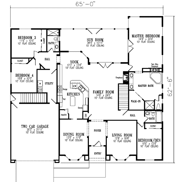 main floor house blueprint