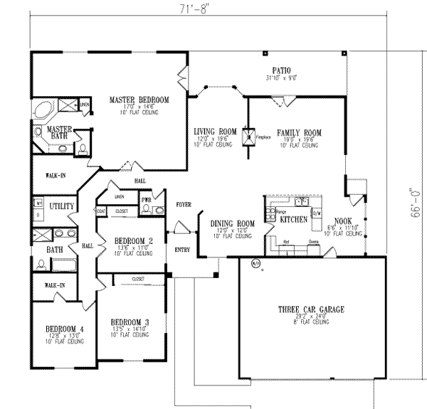 main floor house blueprint