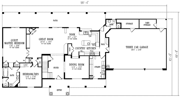 main floor house blueprint