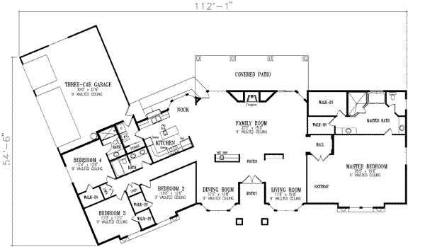 main floor house blueprint