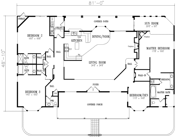main floor house blueprint