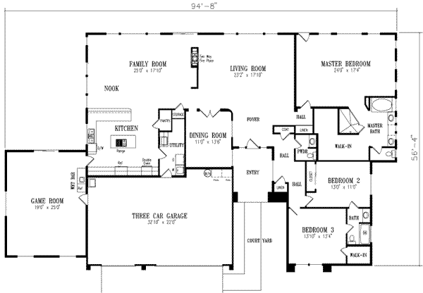 main floor house blueprint