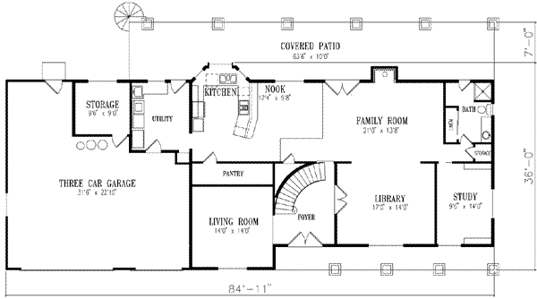 main floor house blueprint