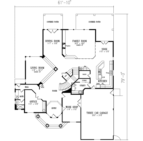 main floor house blueprint