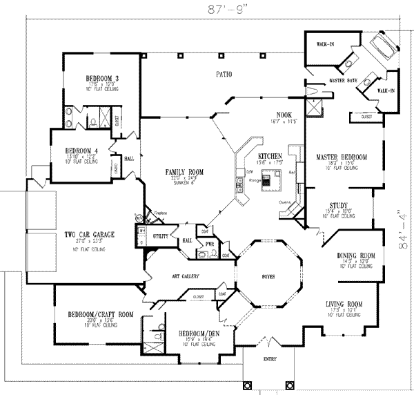 main floor house blueprint
