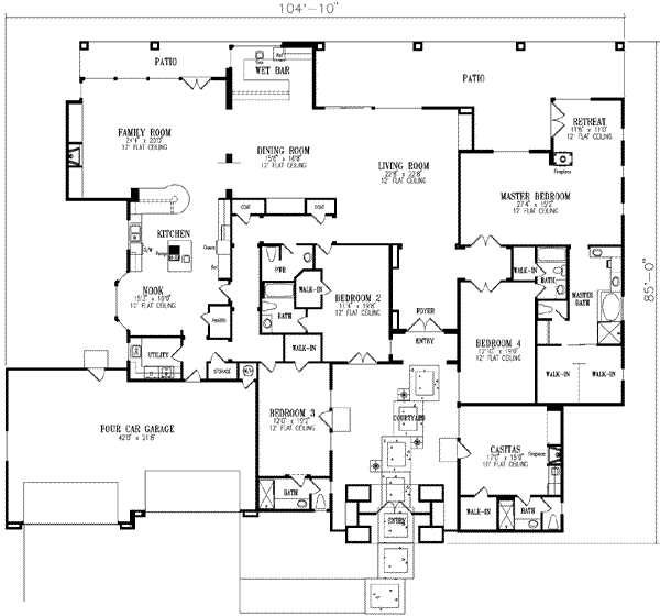 main floor house blueprint