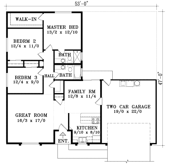 main floor house blueprint