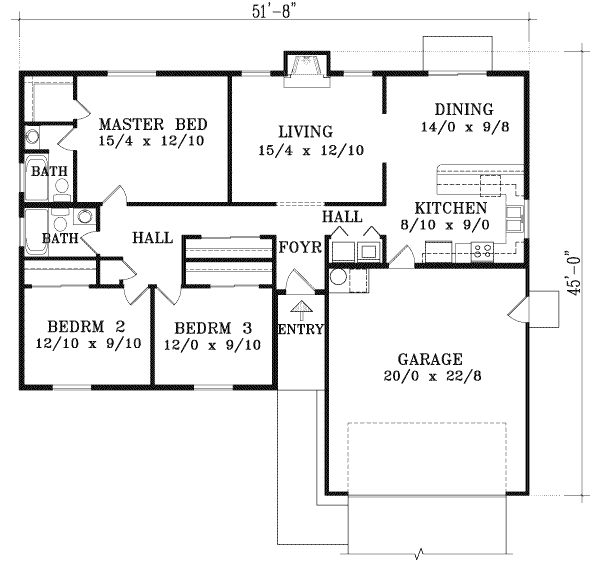 main floor house blueprint
