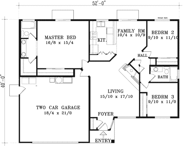 main floor house blueprint
