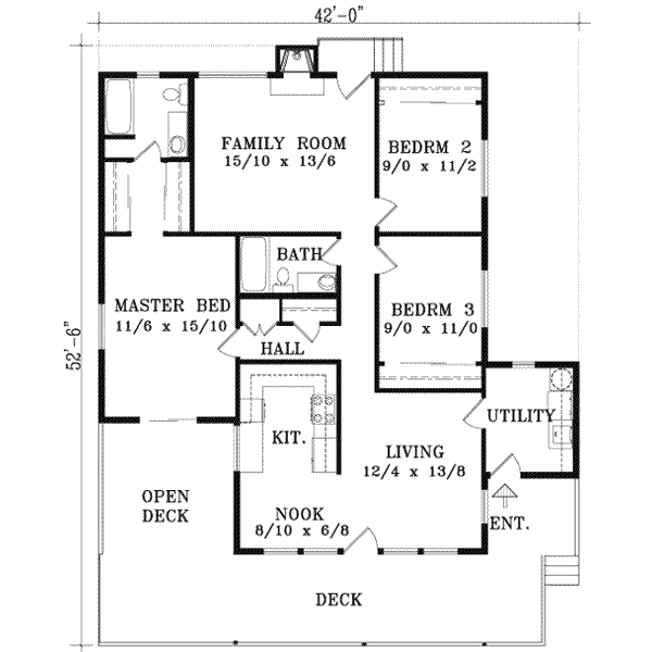 main floor house blueprint