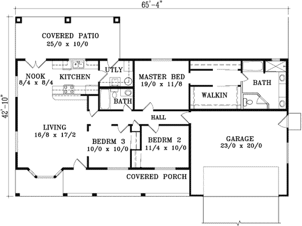 main floor house blueprint
