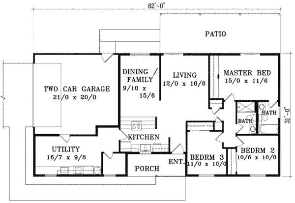 main floor house blueprint