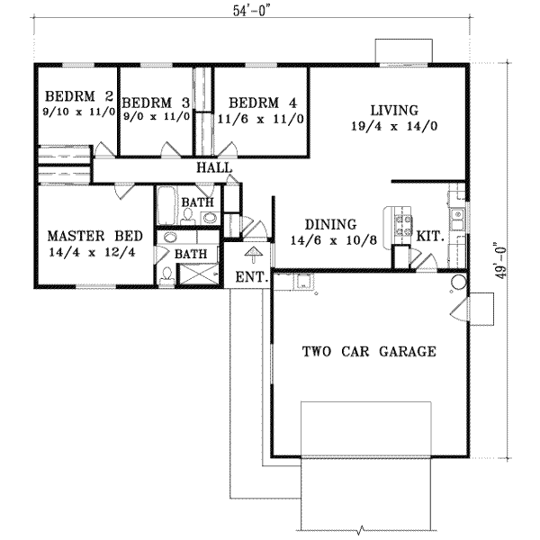 main floor house blueprint