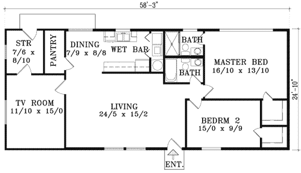 main floor house blueprint
