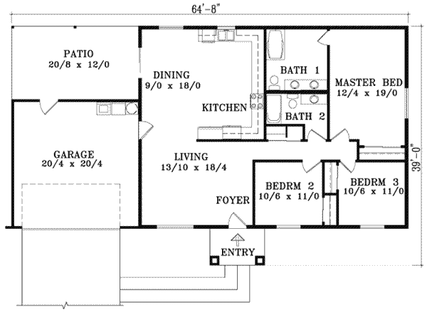 main floor house blueprint