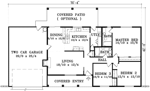 main floor house blueprint