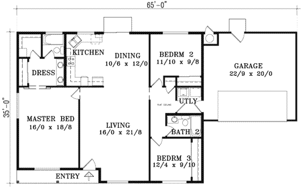 main floor house blueprint