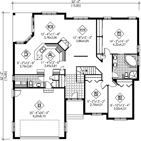 main floor house blueprint