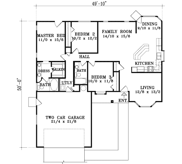 main floor house blueprint