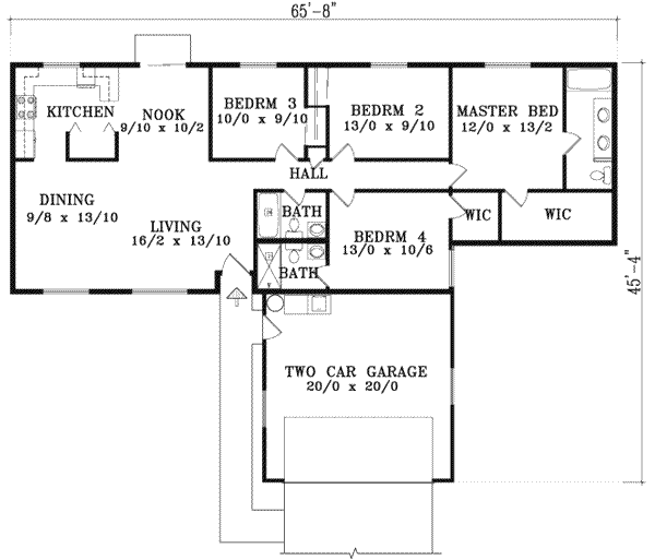 main floor house blueprint