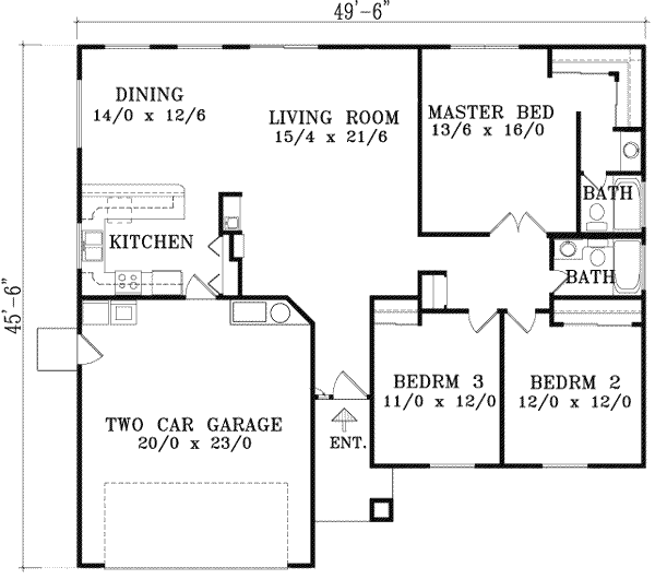 main floor house blueprint