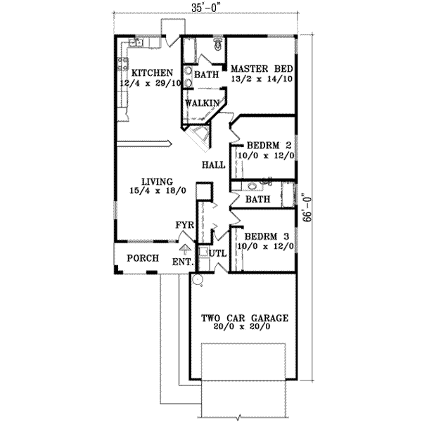 main floor house blueprint